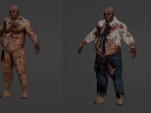 Zombi Modèle 3D