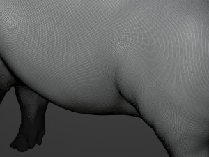 3D Pig 3D 모델