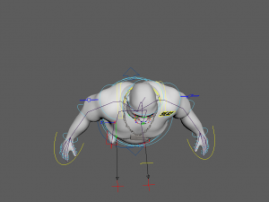 Jack rigged cartoon character with facial controls by batemone 3D 모델