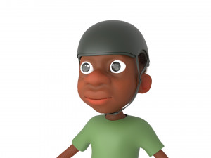Miguel stylized cartoon character with facial controls by batemone 3D 模型