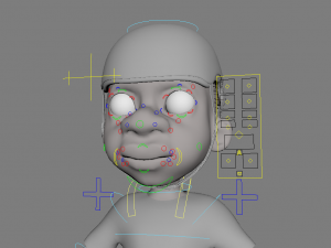 Miguel stylized cartoon character with facial controls by batemone Modelo 3D