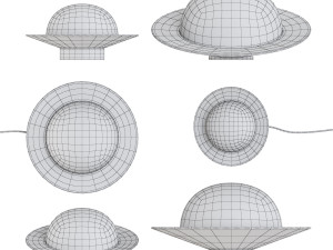 Table lamps 4 versions - AGO Alley Table series Modello 3D