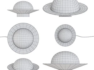 Table lamps 4 versions - AGO Alley Table series 3D Model