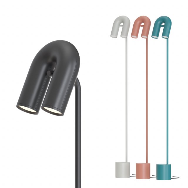 Floor stand lamp - AGO Cirkus 3D-Modell .c4d .max .obj .3ds .fbx .stl .blend 