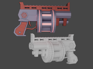 Grenade launcher 3D 모델