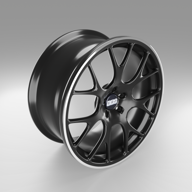 Wheel rim BBS ET40 Modello 3D .c4d .max .obj .3ds .fbx .stl .blend 