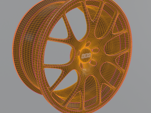 Wheel rim BBS ET40 Modello 3D