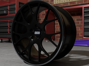 Wheel rim BBS ET40 Modello 3D