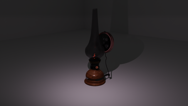 Oil Lamp 3D 모델 .c4d .max .obj .3ds .fbx .stl .blend 
