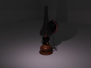 オイルランプ 3Dモデル