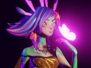 Neeko LOL 3D Model