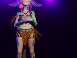 Neeko LOL 3D 모델