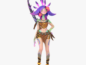 Neeko LOL 3D 모델