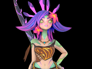 Neeko LOL 3D 모델