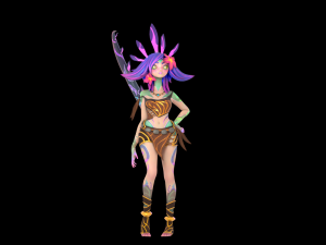 Neeko LOL 3D 모델