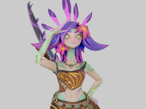 Neeko LOL 3D 모델