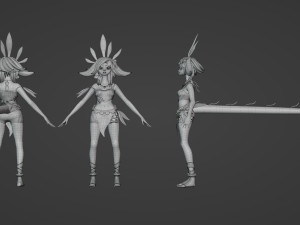 Neeko LOL 3D 모델