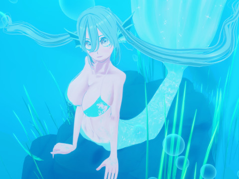 Anime Mermaid 3Dモデル