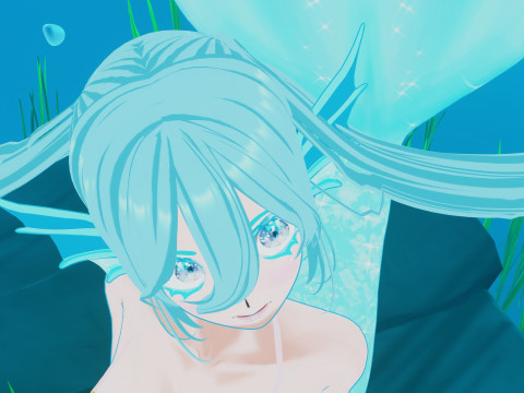 Anime Mermaid 3Dモデル