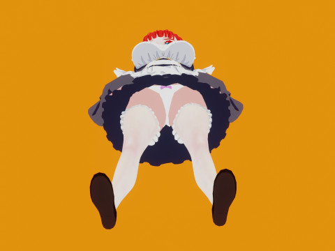 Anime Maid 3D मॉडल