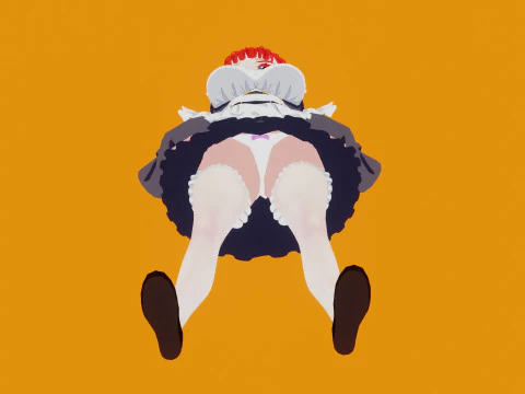 Anime Maid 3D Model