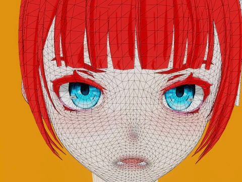 Anime Maid 3D Model