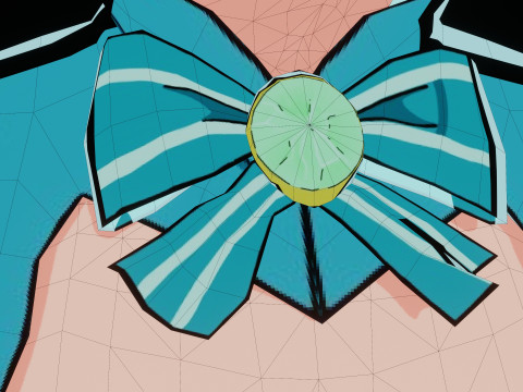 Anime-Style Noble Little Lady Model 3D