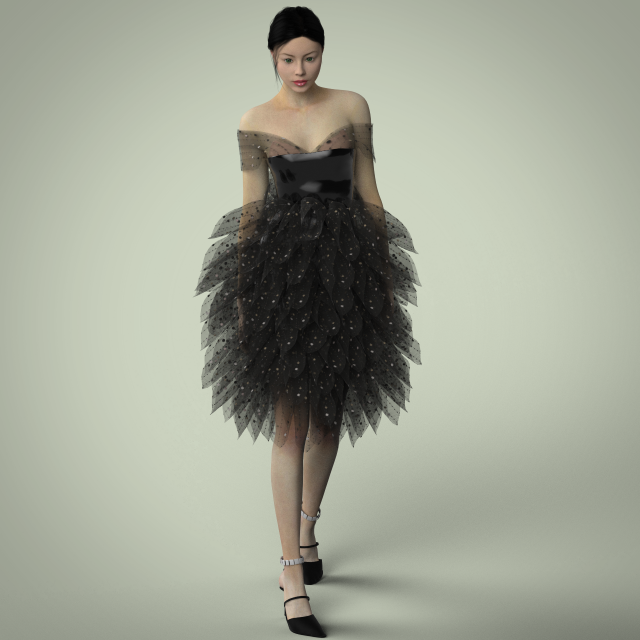 Garment clo3d 3D-printmodel .c4d .max .obj .3ds .fbx .stl .blend 