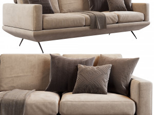 Universal sofa by Divani 3D 模型
