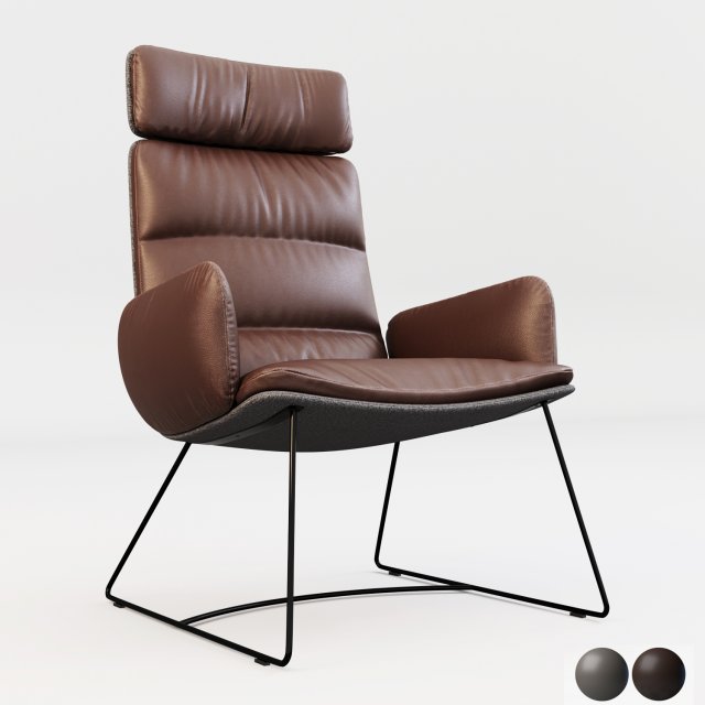 ARVA LOUNGE 3D 模型 .c4d .max .obj .3ds .fbx .stl .blend 