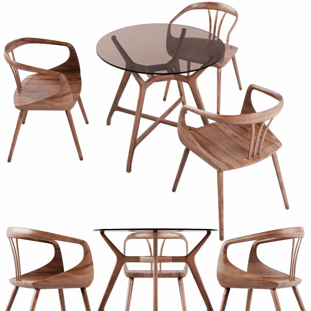 ZIVA DINING 3D Model