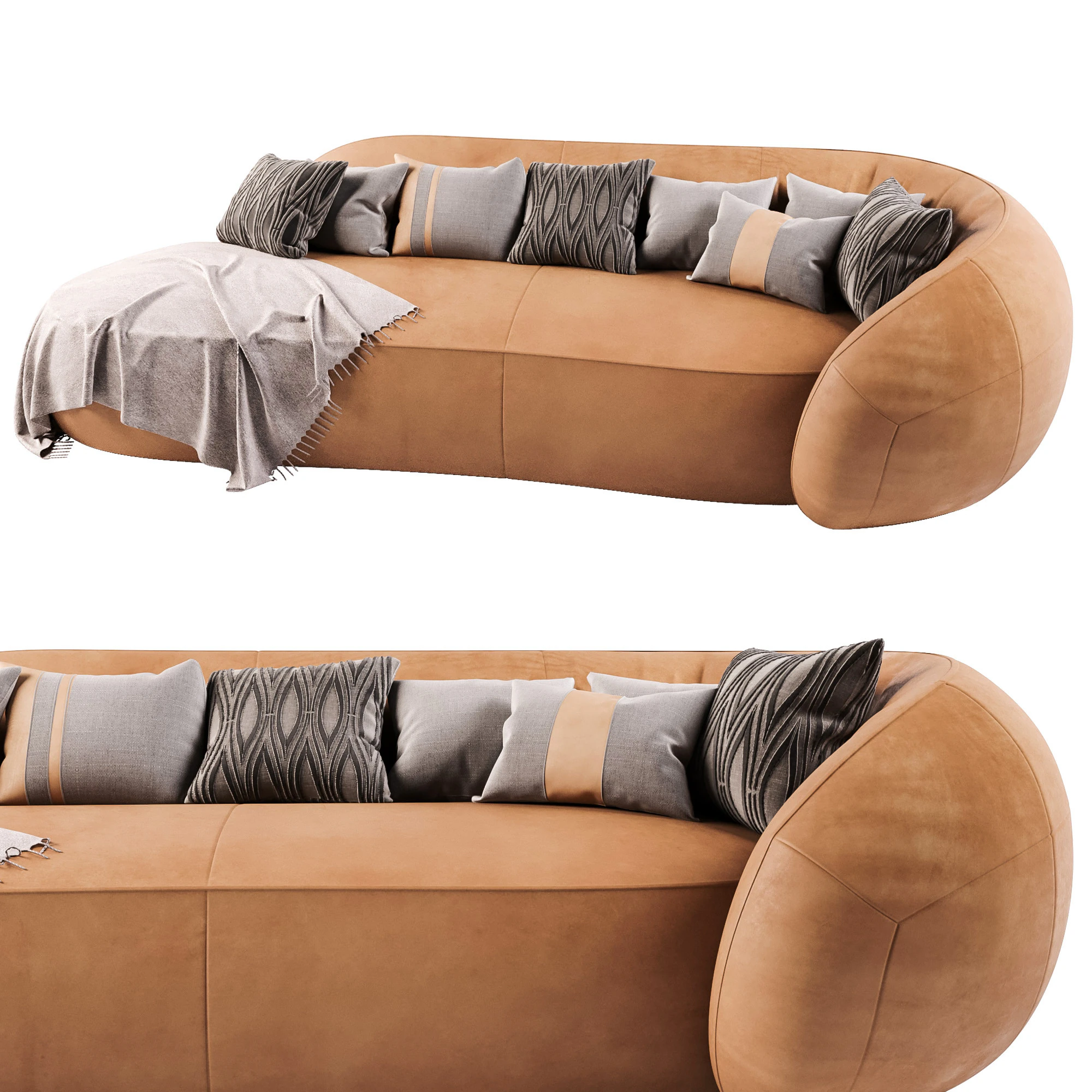 Stigr sofa 3D Model .c4d .max .obj .3ds .fbx .stl .blend 