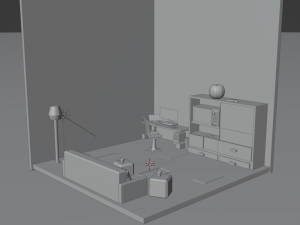 Rest room 3D मॉडल