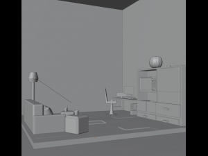 Rest room 3D मॉडल