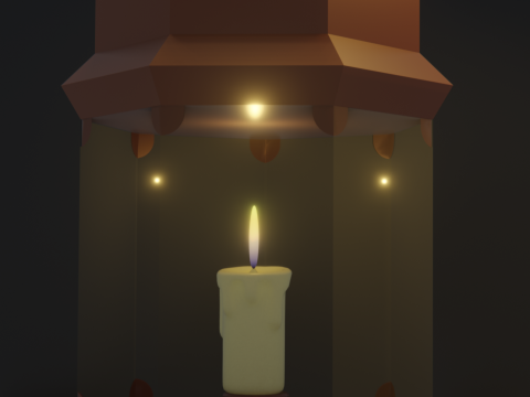Bronze Lantern 3D मॉडल