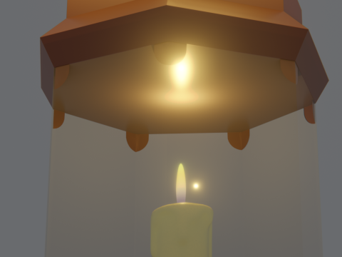 Bronze Lantern 3D Model