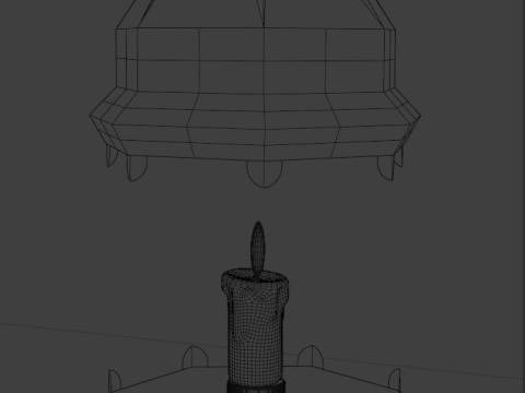 Bronze Lantern 3D Model