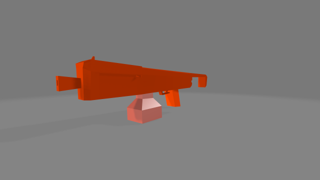 Shotgun sarf-1 cybergun 3D Модель .c4d .max .obj .3ds .fbx .stl .blend 