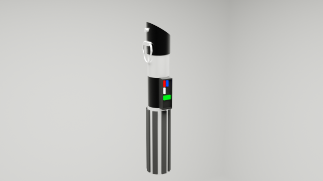 Darth Vader lightsaber 3D 模型 .c4d .max .obj .3ds .fbx .stl .blend 