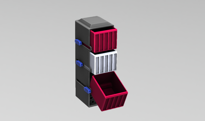 STORAGE CARGO CONTEINERS 3D Print Model .c4d .max .obj .3ds .fbx .stl .blend 