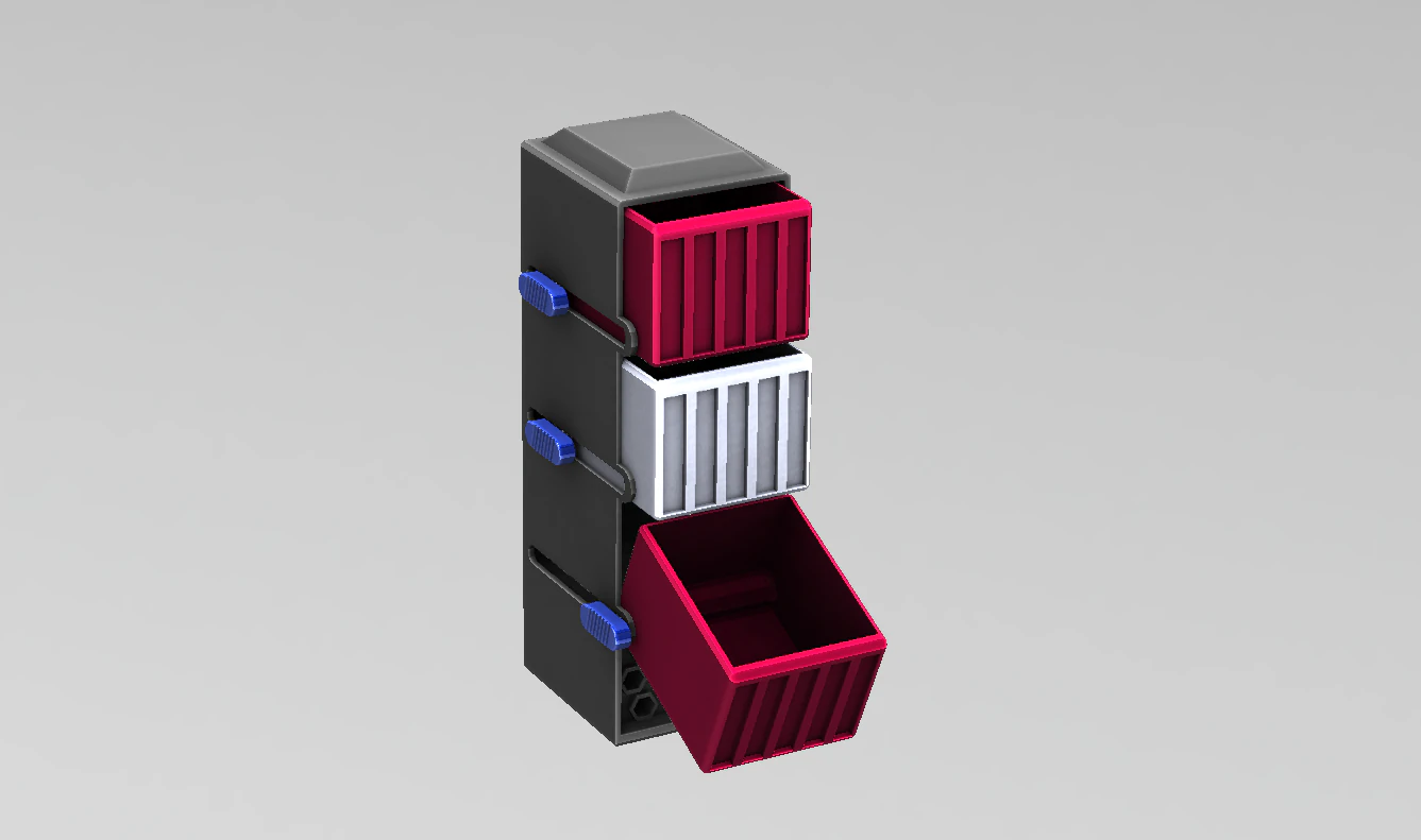 STORAGE CARGO CONTEINERS 3D Print Model .c4d .max .obj .3ds .fbx .stl .blend