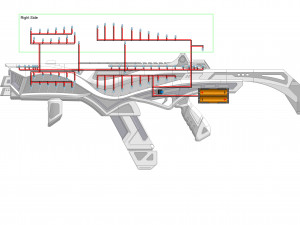 R-99 Cutting Edge - APEX - Printable - STL files 3D 打印模型