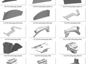 R-99 Cutting Edge - APEX - Printable - STL files 3D 打印模型