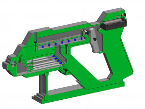 Asuran Replicator Stunner - Stargate - Para impress&atilde;o - Arquivos STL Modelo de Impressão 3D