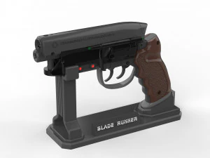 डेकार्ड्स पिस्टल - ब्लेड रनर - प्रिंट करने योग्य - एसटीएल फ़ाइलें 3D प्रिंट मॉडल