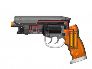 Deckards Pistol - Blade Runner - Printable - STL files 3D Print Model