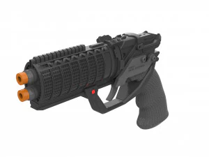 Agent Ks Pistol - Blade Runner - Printable - STL files 3D Print Model