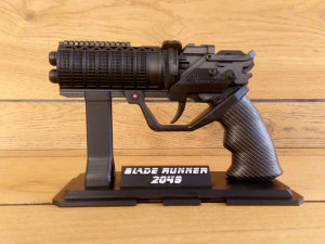 Agent Ks Pistol - Blade Runner - Printable - STL files 3D Print Model