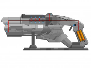Cold Cannon - Legends Of Tomorrow - Printable - STL files 3D Print Model