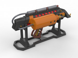 Flame Cannon - Legends Of Tomorrow - Printable - STL files Model do druku 3D